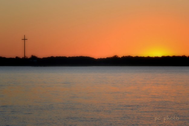 Sunset on St John's : Religion  - lens effects1